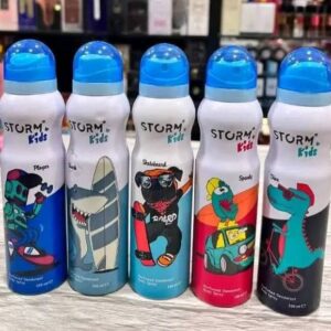 STORM KIDS PERFUMED BODY SPRAY COLLECTION
Children | Perfumed Deodorant Body Spray | 150ml | Storm | Nigerian Brand